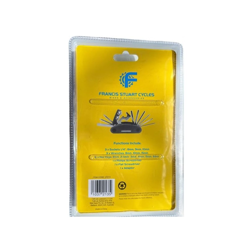 Francis Stuart Cycles Bicycle Multi Tool Set with Carry Pouch,
