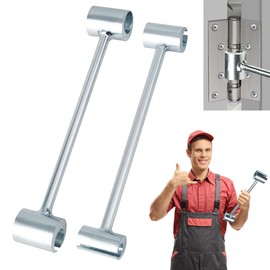 chuangzhi Hinge Gap Adjustment Tool–Door Hinge Tool Door Hinge Adjustment Tool,Heavy-Duty Door Hinge Repair Kit for Precise Door Hinge Alignment (14mm-19mm,23mm-25mm (Silvery))