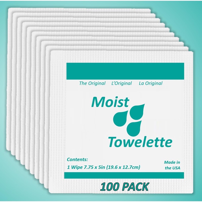 Moist Towelettes 4 X 6 100 Count