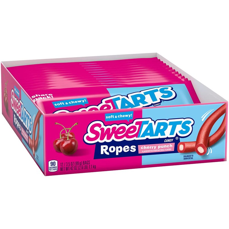 SweeTARTS Soft & Chewy Ropes, 3.5 Ounce Packages (Pack of