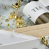 AccEncyc Gold Push Pin Kit 310 Pcs Decorative Thumb Tacks