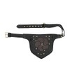 Applique Leather Belt Bag-Flower