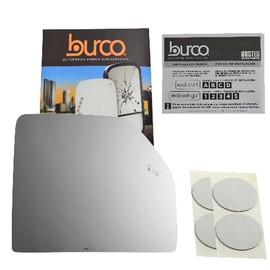 Burco 4833B Passenger Side Upper Mirror Glass for 2 Piece Style, No Rear Mount, w/Blind Spot Icon Detection Icon Compatible With 2021-2023 Ford F-150, 2019-2022 F-350, 2020-2021 F-450 / F-550