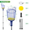 RAIN SPIRIT Fruit Picker Pole with Basket Telescoping tool extension