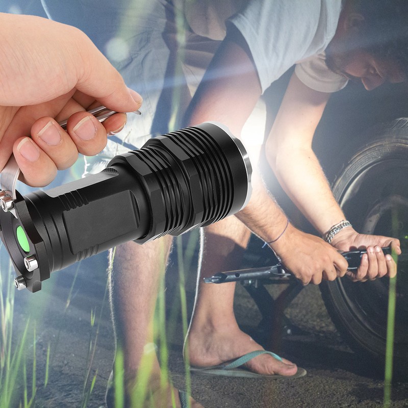 Outdoor High Power Highlight LED Flashlight Holding Lamp Waterproof for
