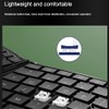 JOMAA Ergonomic Folding Bluetooth Keyboard,Portable Keyboard for Business Travel, for