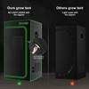 MELONFARM 2x2 Grow Tent, 24"x24"x48'' High Reflective 600D Diamond Mylar