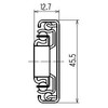 Sugatsune Industry Complete Slide 3-Step Slide Rail, Horizontal Mounting, 4518-300