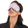 xigua Purple Cat Sleep Eye Mask Breathable Soft Light Blocking