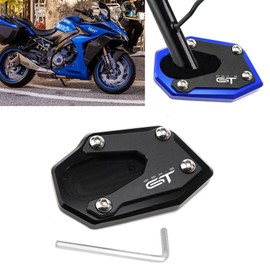 MAORANG FOR GSX-S1000 GT 2022-2024 Motorcycle Kickstand Foot Side Stand Extension Pad Support Plate Motorcycle Accessories GSX-S1000gt (Black)