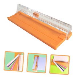 jojofuny Portable Paper Cutter for Crafting Manual Paper Trimmer with Safety Design Cutting Board for DIY Projects for Home and School Use