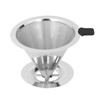 Coffee Dripper Stainless Steel Reusable Pour Over Coffee Dripper for