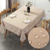 Excovip Tablecloth, Rectangle Water-Proof Table Cloths, 8-10 Seats, 60x102inches(150x259cm) Lantern