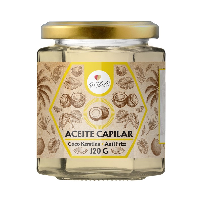Ga Tlali – Aceite Capilar de Coco y Keratina 120g