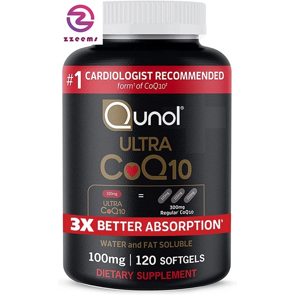 Coq10 100Mg Softgels, Ultra Coq10 100Mg, 3X Better Absorption, Antioxidant