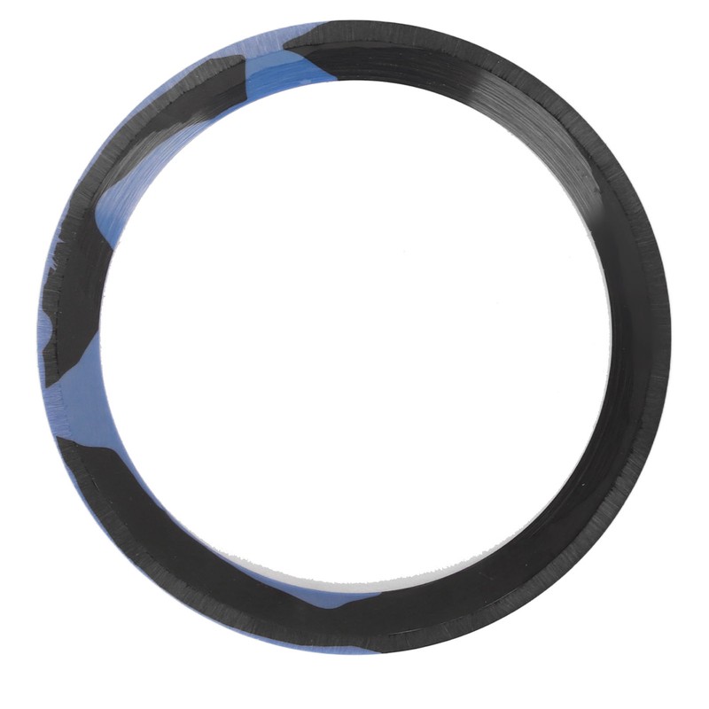 Ceramic Watch Bezel Insert 38mm Blue Black Base Gold Digit