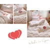 Lanqinglv Bed Linen, Girls’, Children’s, White, Pink, Red, Hearts, Made