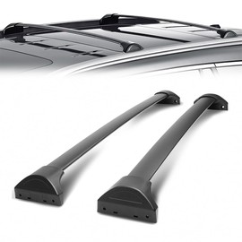 Pair OE Style Aluminum Cross Bar Roof Top Rack Buggage Cargo Carrier Compatible with Honda Pilot 16-18