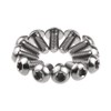 Wanyifa 12 tornillos de titanio Ti Torx M5 x 10