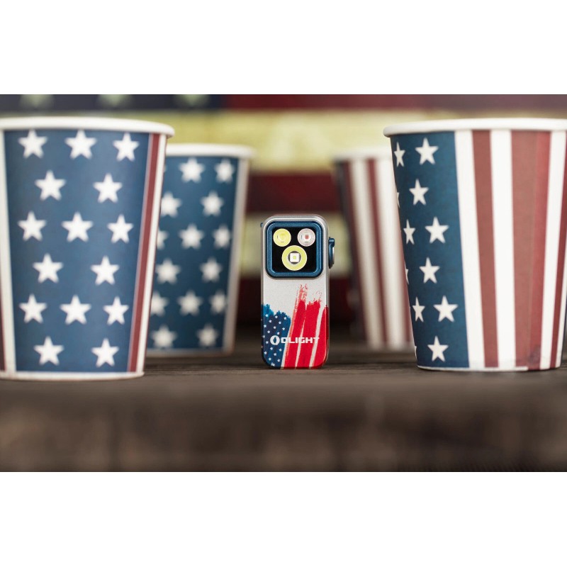 Olight Oclip Pro Stars & Stripes Edition 500 Lumens Clip