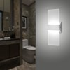 ChangM Modern LED Acrylic Wall Sconce 12W Cool White 6000K