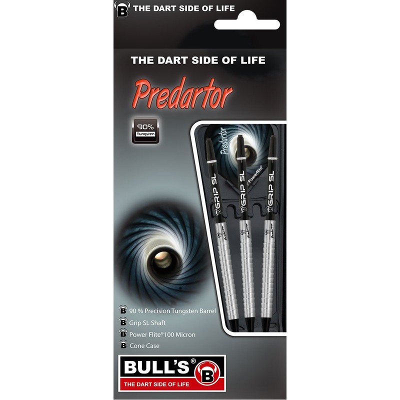 Bull´s dart arrows Predartor P1 softtip 90% tungsten 18 gram