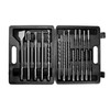 HFS(R) 17PCS Rotary Hammer Drill Bits Set & Chisels- SDS
