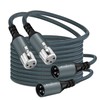 Twozoh XLR Male to Female Audio Cable 5 m Pack