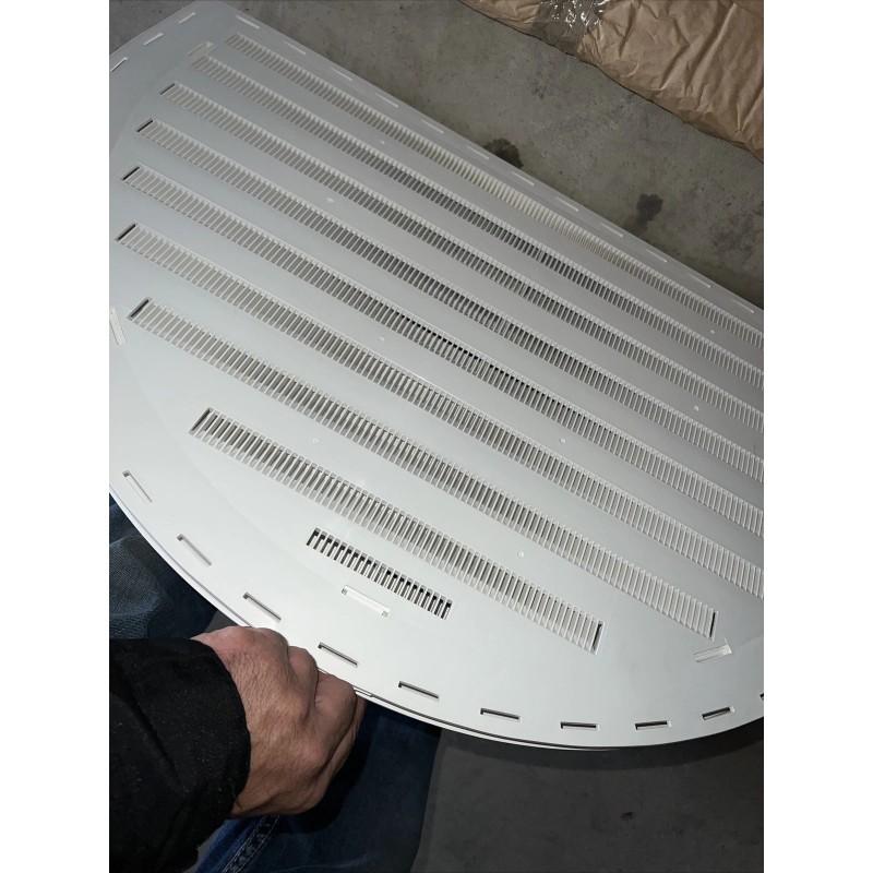 Gable Vent Half-Round Gable Vent WHITE 32”x20” Premium Exterior Wall