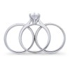 BERRICLE Rhodium Plated Sterling Silver Round Cubic Zirconia CZ Solitaire