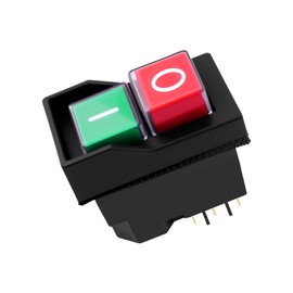 Table Saw Push Button Switch Fit for Ridgid R4514T Ryobi RTS08 RTS12 RTS23 Replace 089240028147 6-Pins 18A 127V T85/55