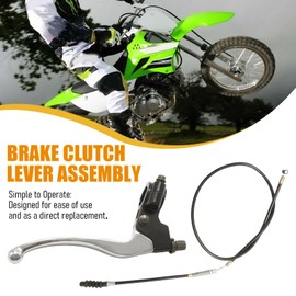 MospdyGear Brake Clutch Lever Assembly, Clutch Lever Cable Kit, Replace for 125 140cc Stomp IMR SSR CRF 50 70 KLX110 Pit Dirt Bike