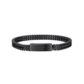 Richsteel Bracelet for Men Stainless Steel Magnetic Clasp Chain Bracelets 6 mm/10 mm/12 mm Width Silver/Black/Gold, Stainless Steel