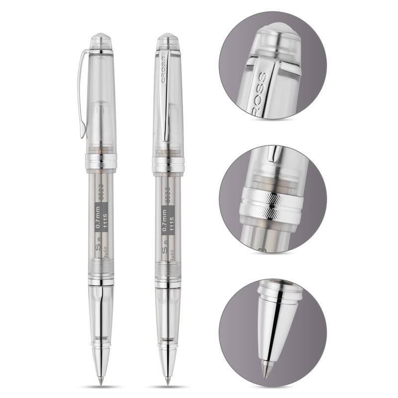 Cross Bailey Light Translucent Rollerball Pen 8015 Black Line Width