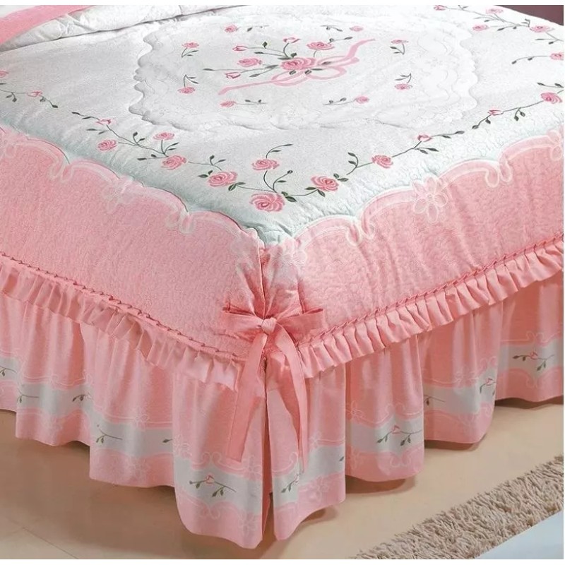 Primavera Edrecolcha Bombón Matrimonial Con 2 Cojines + Sábanas Compe