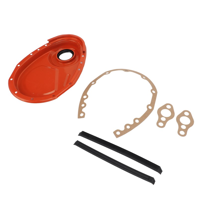 Timing Chain Cover Gasket Seal Bolts Kit Metal for SBC