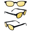 KD's X- Sunglasses with Yellow Lens 10112