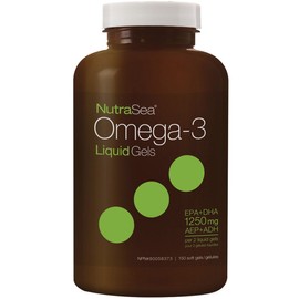 NutraSea Omega-3 Liquid Gels, 150 Softgels / Fresh Mint