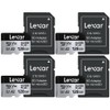 Lexar LMSSIPL128G-BNANU 128GB Professional Silver Plus microSDXC Card, 205MB/s Read,