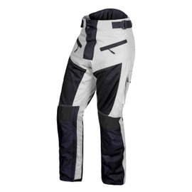 Mesh Motorcycle Pants for Men-Motocross Pants-CE Motorcycle Pants Mens-Ideal Summer Motorcycle Pants-Motorcycle Riding Pants Gray