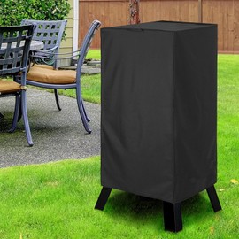 30 Inch Waterproof Square Smoker Cover Heavy Duty UV & Fade Resistant Durable Electric Smokers Covers