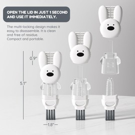 4 in 1 Cup Lid Brush Set Multifunctional Bottle Gap Cleaner 3 Pack
