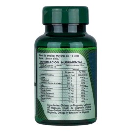 Magnesio Complex 5 en 1 – Bisglicinato, Citrato, Carbonato, Óxido e Hidróxido – Fórmula Completa para Uso Diario – 90 Cápsulas | Herbalia Lab