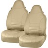 BELL Automotive 22-1-56754-9 Tan Sport Leather Universal Bucket Seat Covers,