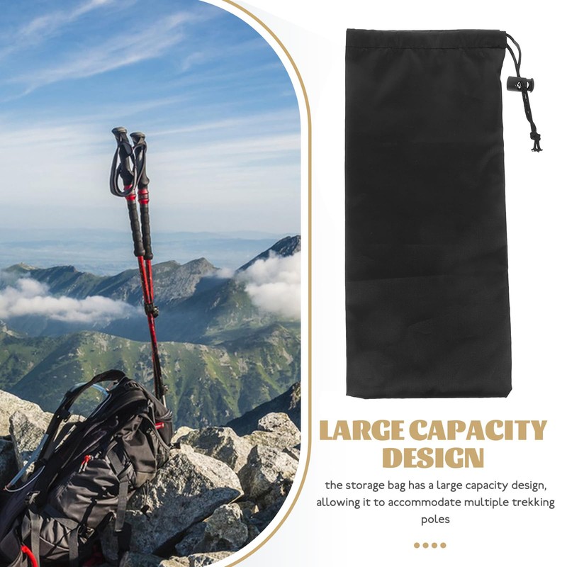 Happyyami Foldable Cane Pouch Portable Walking Sticks Protective Bag Alpenstock