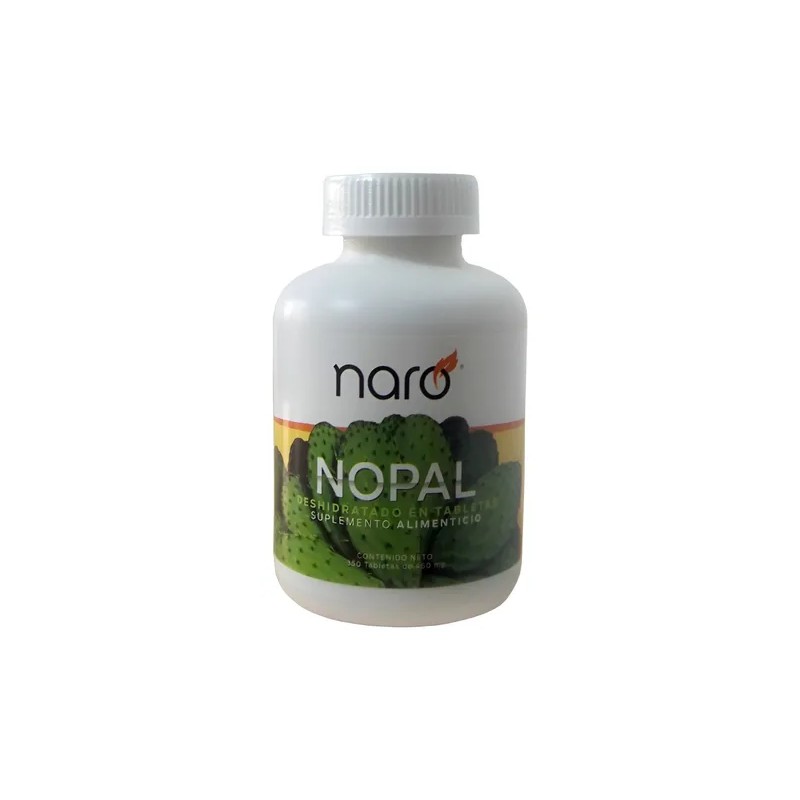Suplemento Nopal Deshidratado Naro 350 Tabletas 157g