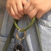 YAKA Silicone Wrist Rhombic Keychain Circle Bracelet Rubber Bangle Round
