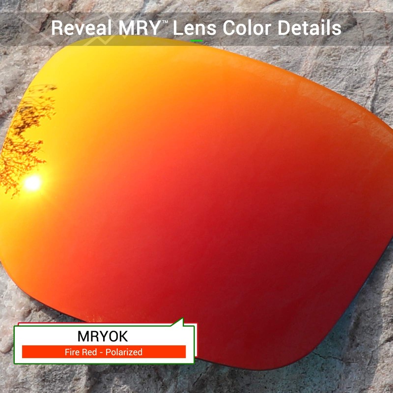 Mryok Polarized Replacement Lenses for Oakley Exchange Sun - Fire