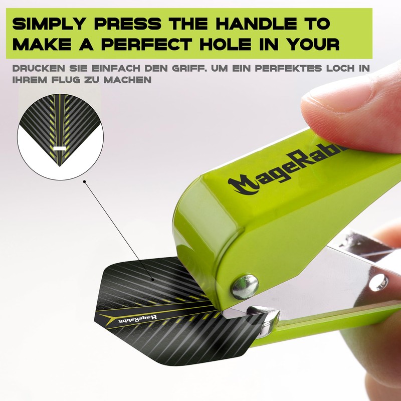 MageRabbit Dart Flight Hole Punch Tool, Dart Flight Hole Punch