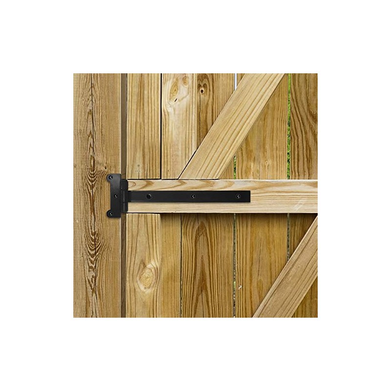 Nuvo Iron SH12BLK Black 12” Heavy Duty Rectangular Strap 2